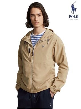 POLO RALPH LAUREN Performance Packable Hooded Windbreaker Jacket L